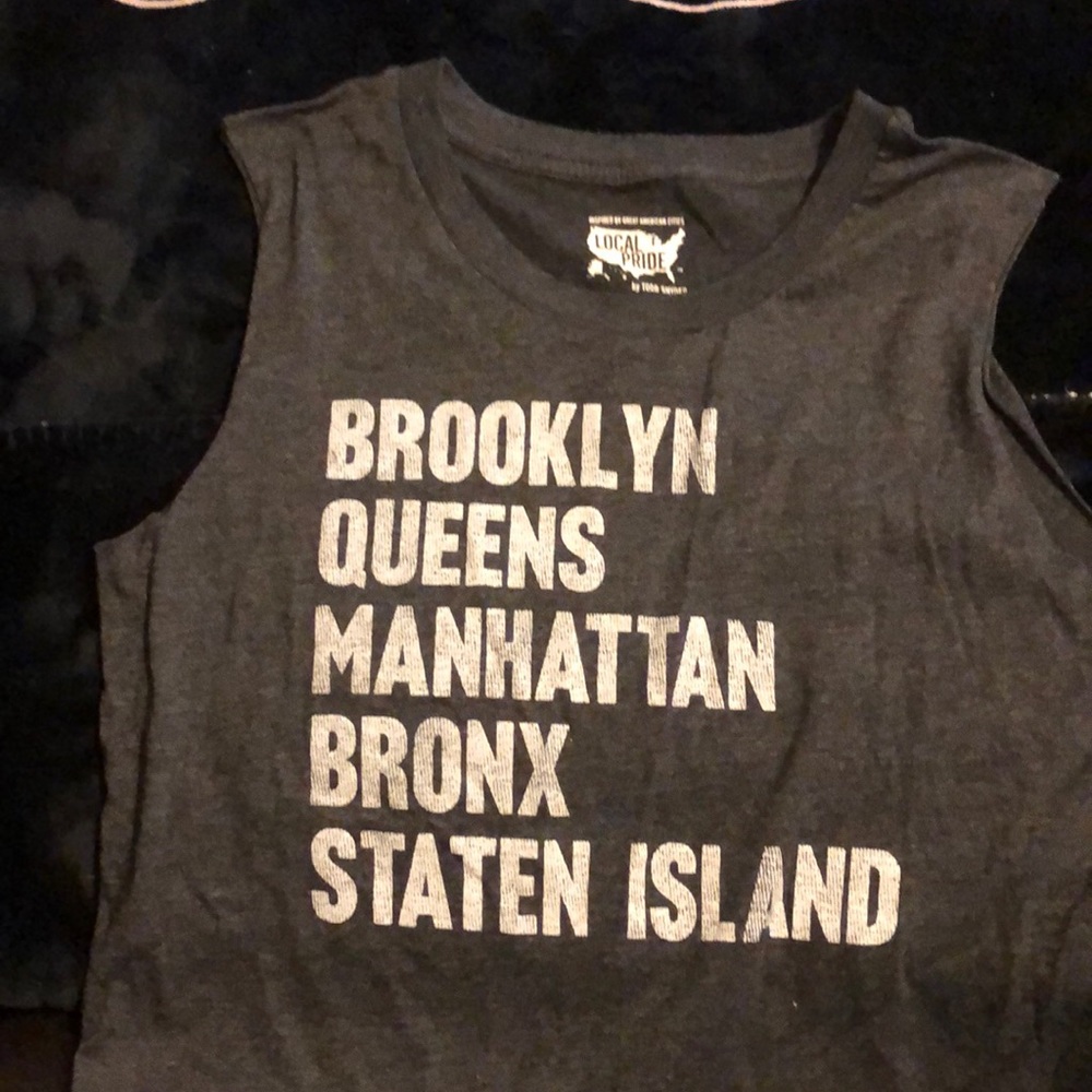 NYC inspired sleeveless tee